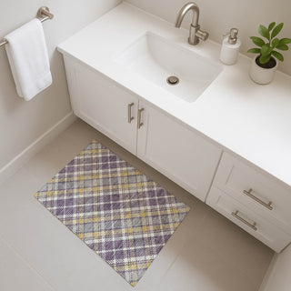 Dalyn Soft Essentials SE3 Plum Machine Washable Area Rug Scatter Lifestyle Image Feature