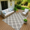 Dalyn Soft Essentials SE3 Putty Machine Washable Area Rug Outdoor Lifestyle Image Feature