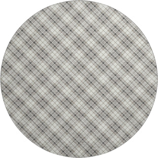 Dalyn Soft Essentials SE3 Putty Machine Washable Area Rug Round Main Image