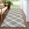 Dalyn Soft Essentials SE3 Putty Machine Washable Area Rug Runner Outdoor Lifestyle Image Feature