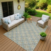 Dalyn Soft Essentials SE3 Seaside Machine Washable Area Rug Outdoor Lifestyle Image Feature
