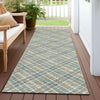 Dalyn Soft Essentials SE3 Seaside Machine Washable Area Rug Runner Outdoor Lifestyle Image Feature