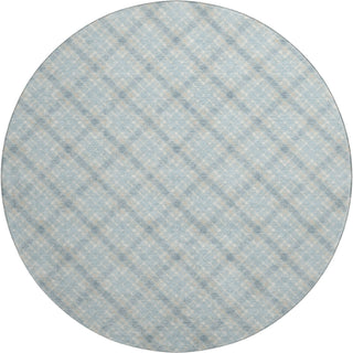 Dalyn Soft Essentials SE3 Sky Machine Washable Area Rug Round Main Image