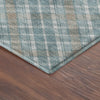 Dalyn Soft Essentials SE3 Teal Machine Washable Area Rug Corner Image