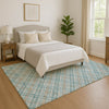 Dalyn Soft Essentials SE3 Teal Machine Washable Area Rug Lifestyle Image Feature