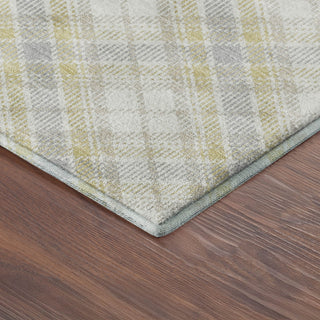 Dalyn Soft Essentials SE3 Wheat Machine Washable Area Rug Corner Image