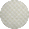 Dalyn Soft Essentials SE3 Wheat Machine Washable Area Rug Round Main Image