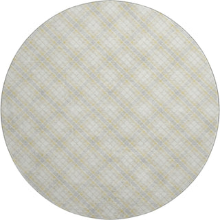 Dalyn Soft Essentials SE3 Wheat Machine Washable Area Rug Round Main Image