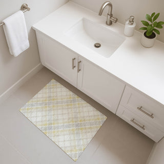 Dalyn Soft Essentials SE3 Wheat Machine Washable Area Rug Scatter Lifestyle Image Feature