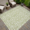 Dalyn Soft Essentials SE4 Aloe Machine Washable Area Rug Outdoor Lifestyle Image Feature