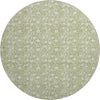 Dalyn Soft Essentials SE4 Aloe Machine Washable Area Rug Round Main Image