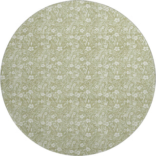 Dalyn Soft Essentials SE4 Aloe Machine Washable Area Rug Round Main Image