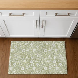 Dalyn Soft Essentials SE4 Aloe Machine Washable Area Rug Scatter Lifestyle Image Feature