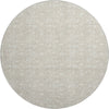 Dalyn Soft Essentials SE4 Beige Machine Washable Area Rug Round Main Image