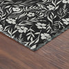 Dalyn Soft Essentials SE4 Black Machine Washable Area Rug Corner Image