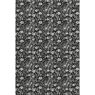 Dalyn Soft Essentials SE4 Black Machine Washable Area Rug main image