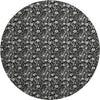 Dalyn Soft Essentials SE4 Black Machine Washable Area Rug Round Main Image
