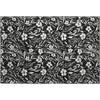 Dalyn Soft Essentials SE4 Black Machine Washable Area Rug Scatter Main Image