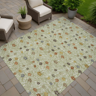 Dalyn Soft Essentials SE4 Cactus Machine Washable Area Rug Outdoor Lifestyle Image Feature