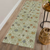 Dalyn Soft Essentials SE4 Cactus Machine Washable Area Rug Runner Lifestyle Image Feature