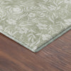 Dalyn Soft Essentials SE4 Celery Machine Washable Area Rug Corner Image