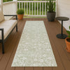 Dalyn Soft Essentials SE4 Celery Machine Washable Area Rug Runner Outdoor Lifestyle Image Feature