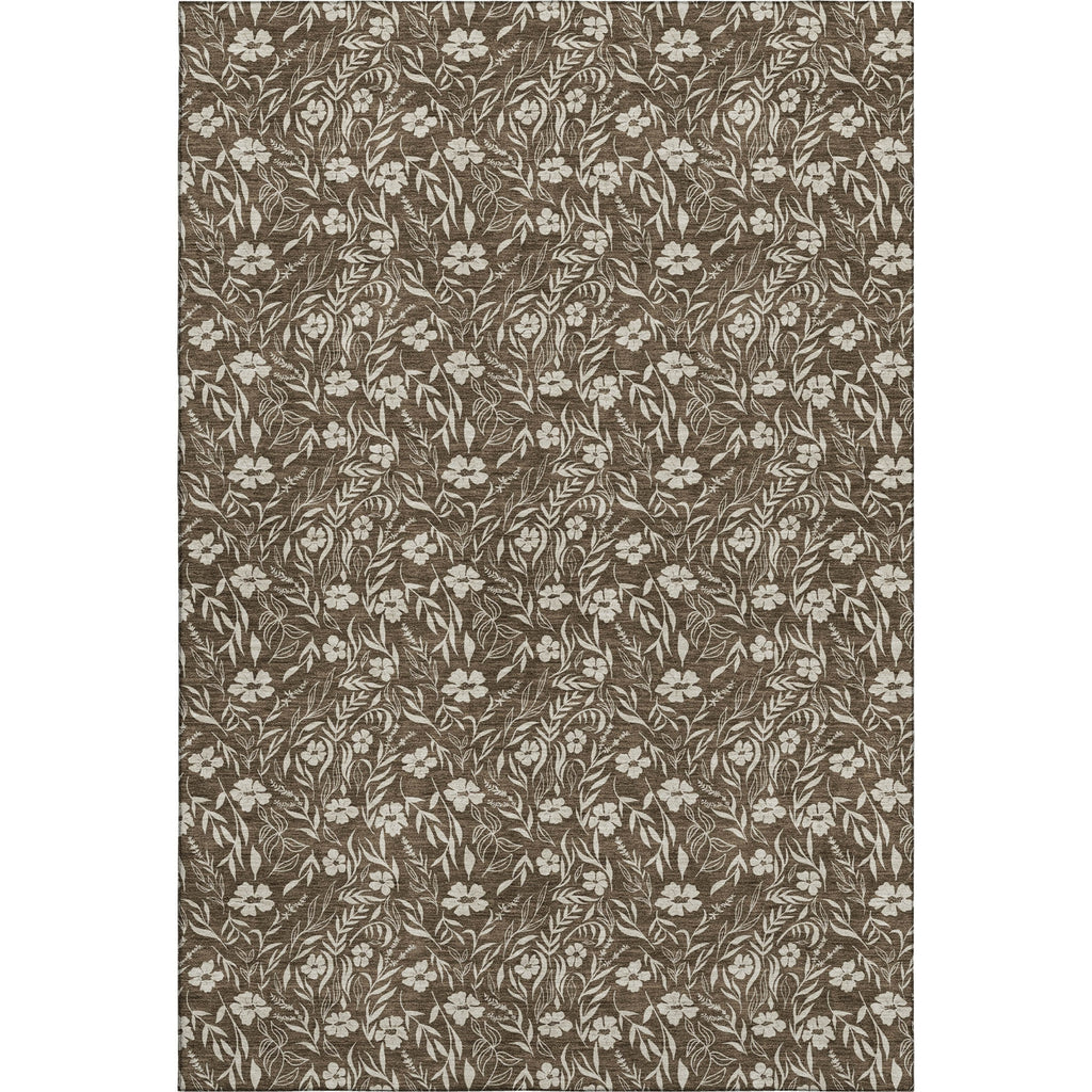 Dalyn Soft Essentials SE4 Chocolate Machine Washable Area Rug main image