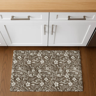 Dalyn Soft Essentials SE4 Chocolate Machine Washable Area Rug Scatter Lifestyle Image Feature
