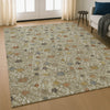 Dalyn Soft Essentials SE4 Coffee Machine Washable Area Rug Lifestyle Image Feature