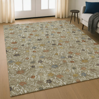 Dalyn Soft Essentials SE4 Coffee Machine Washable Area Rug Lifestyle Image Feature
