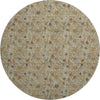 Dalyn Soft Essentials SE4 Coffee Machine Washable Area Rug Round Main Image