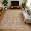 Dalyn Soft Essentials SE4 Copper Machine Washable Area Rug Lifestyle Image Feature