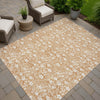 Dalyn Soft Essentials SE4 Copper Machine Washable Area Rug Outdoor Lifestyle Image Feature