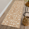 Dalyn Soft Essentials SE4 Copper Machine Washable Area Rug Runner Lifestyle Image Feature