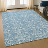 Dalyn Soft Essentials SE4 Denim Machine Washable Area Rug Lifestyle Image Feature