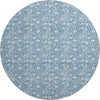 Dalyn Soft Essentials SE4 Denim Machine Washable Area Rug Round Main Image
