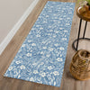 Dalyn Soft Essentials SE4 Denim Machine Washable Area Rug Runner Lifestyle Image Feature