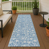 Dalyn Soft Essentials SE4 Denim Machine Washable Area Rug Runner Outdoor Lifestyle Image Feature