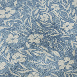 Dalyn Soft Essentials SE4 Denim Machine Washable Area Rug Swatch Image