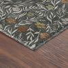 Dalyn Soft Essentials SE4 Graphite Machine Washable Area Rug Corner Image