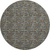 Dalyn Soft Essentials SE4 Graphite Machine Washable Area Rug Round Main Image