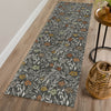 Dalyn Soft Essentials SE4 Graphite Machine Washable Area Rug Runner Lifestyle Image Feature