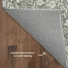 Dalyn Soft Essentials SE4 Gray Machine Washable Area Rug Backing Image