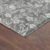 Dalyn Soft Essentials SE4 Gray Machine Washable Area Rug Corner Image