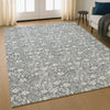 Dalyn Soft Essentials SE4 Gray Machine Washable Area Rug Lifestyle Image Feature