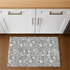 Dalyn Soft Essentials SE4 Gray Machine Washable Area Rug Scatter Lifestyle Image Feature