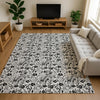 Dalyn Soft Essentials SE4 Ivory Machine Washable Area Rug Lifestyle Image Feature