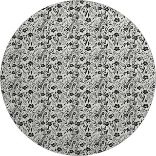 Dalyn Soft Essentials SE4 Ivory Machine Washable Area Rug Round Main Image