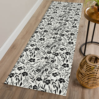 Dalyn Soft Essentials SE4 Ivory Machine Washable Area Rug Runner Lifestyle Image Feature