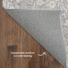 Dalyn Soft Essentials SE4 Lavender Machine Washable Area Rug Backing Image